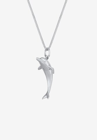 ELLI Ketting 'Delfin' in Zilver