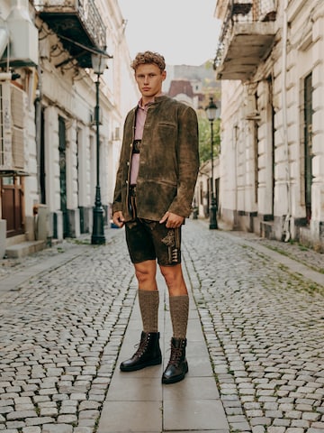 Red Gingham Shirt Trachten Look
