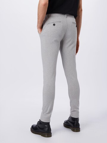 Denim Project Slim fit Chino Pants 'Ponte Roma Plain' in Grey