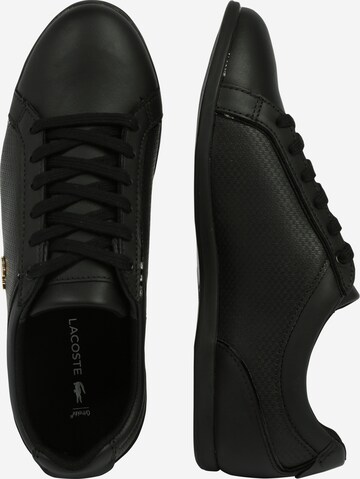 LACOSTE Sneaker 'Rey' in Schwarz: bočná strana