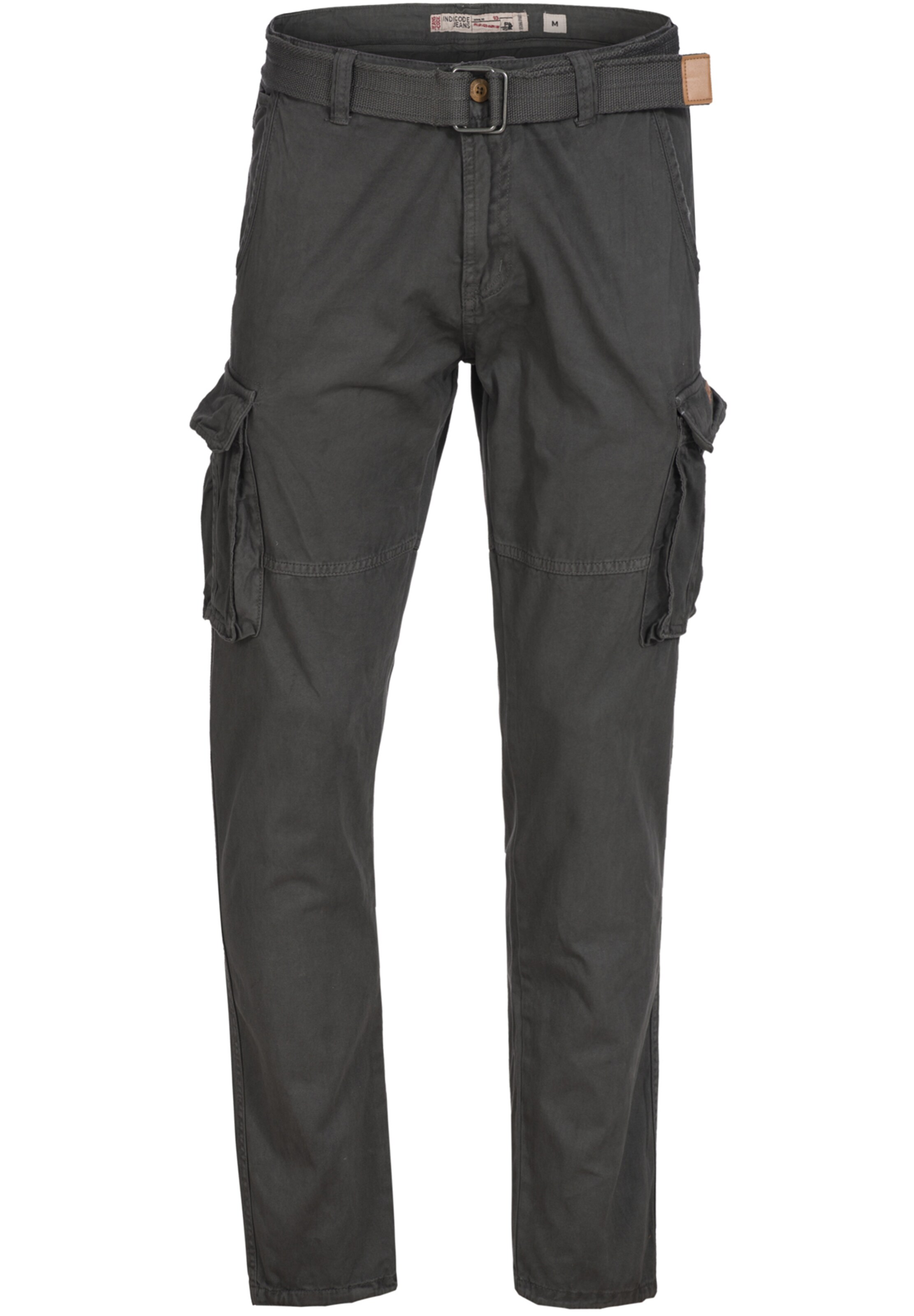 INDICODE JEANS Cargohose ' William ' in Grau: Vorderseite