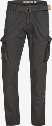 INDICODE JEANS Regular Cargohose ' William ' in Grau: predná strana