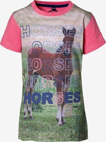 HORKA T-Shirt 'OLLIE' in Pink: front