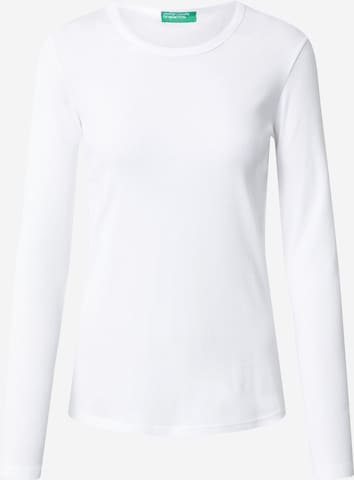 UNITED COLORS OF BENETTON Shirt in White: front