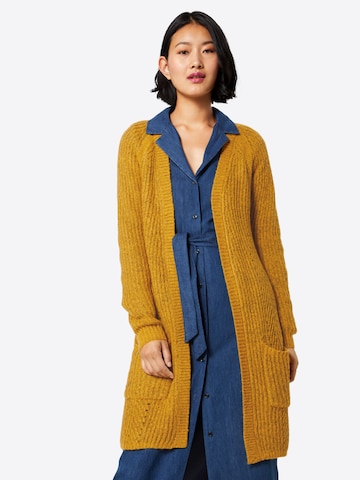 Cardigan 'Bernice' ONLY en jaune : devant