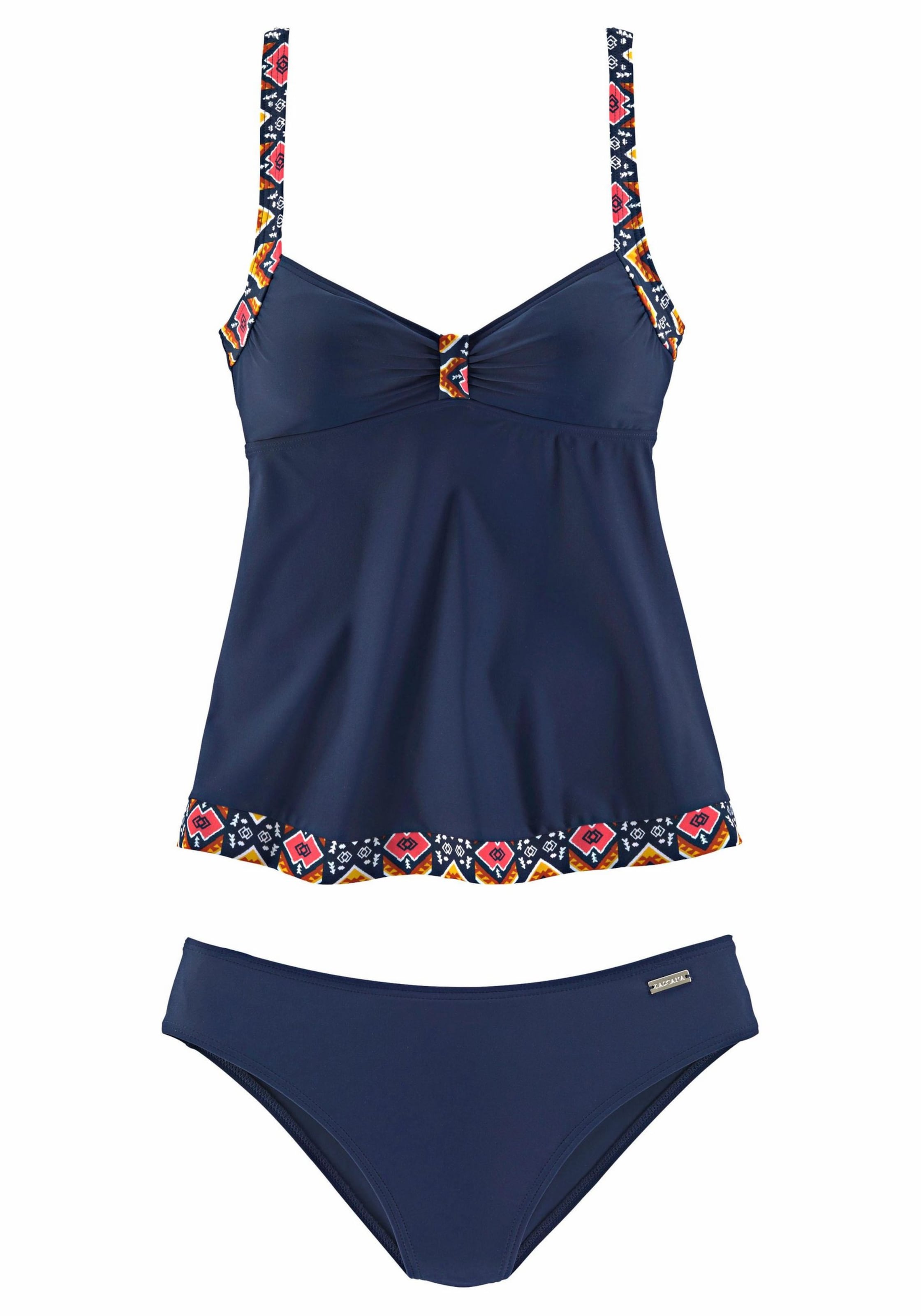 LASCANA Bustier Tankini in Blau: Vorderseite