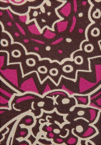 LASCANA Bustier Badeanzugkleid in Braun