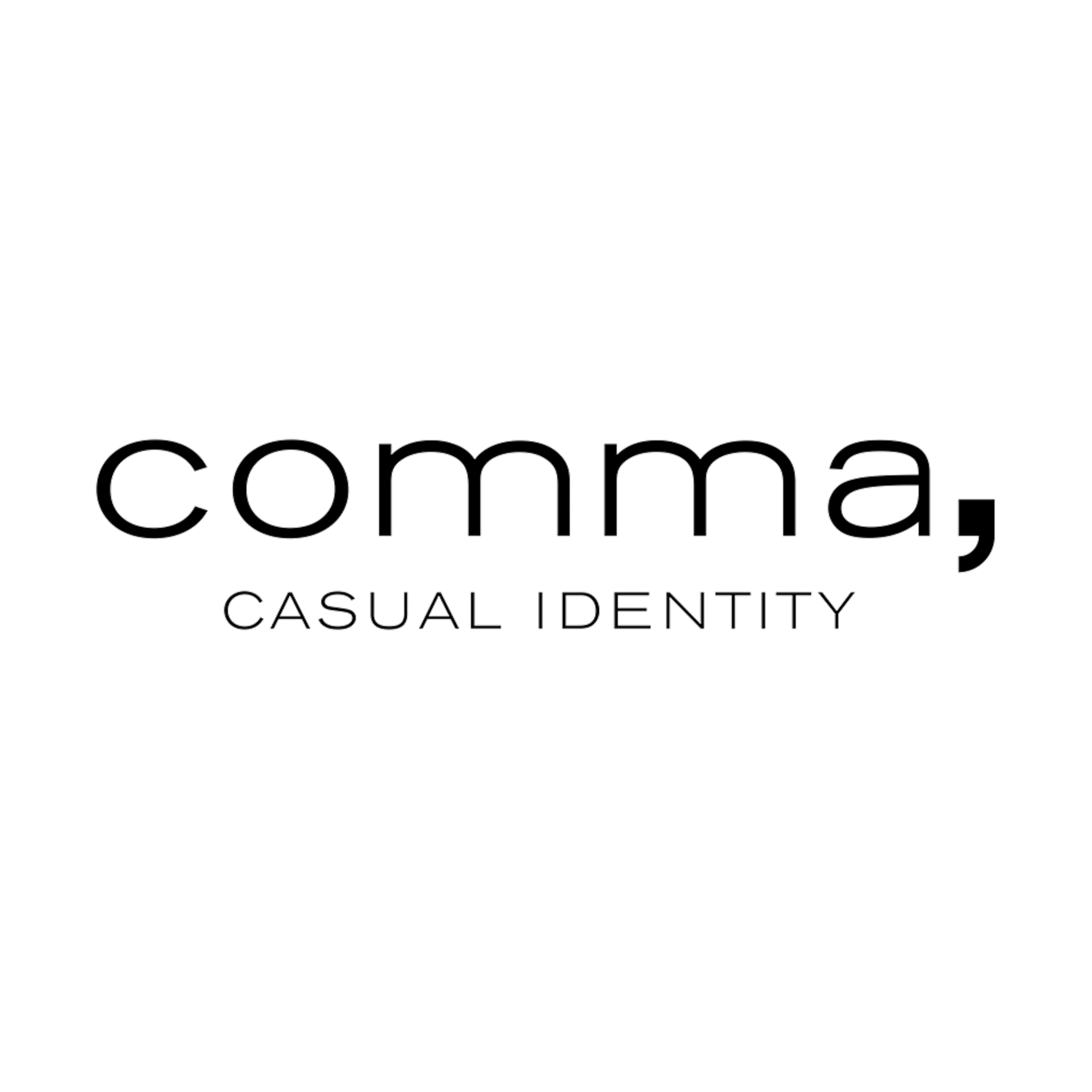 comma casual identity