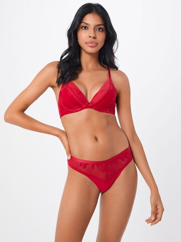 Triangle Soutien-gorge 'Palm Spotlight' TRIUMPH en rouge : devant