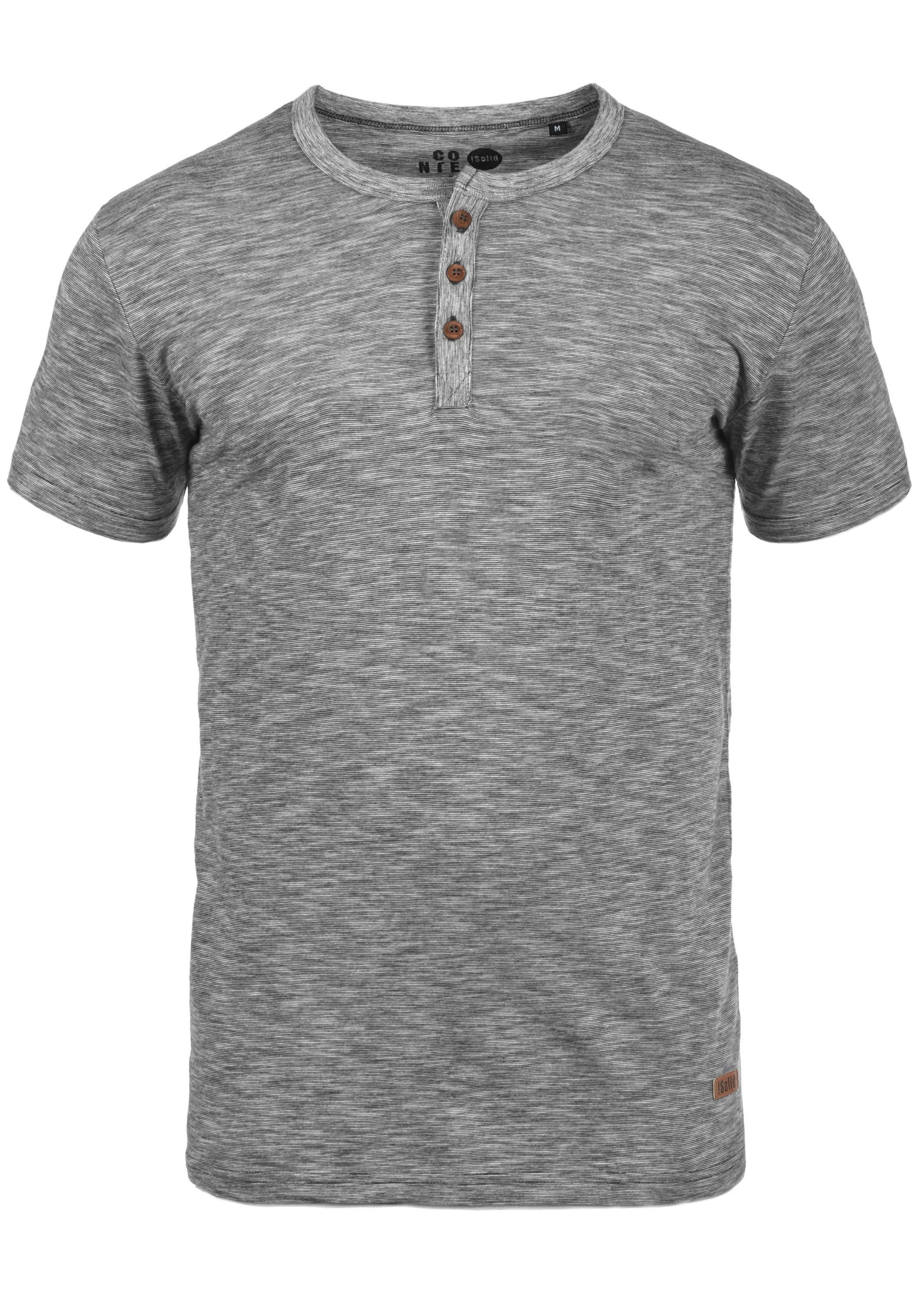 T-Shirt 'Sigos' !Solid en gris : devant