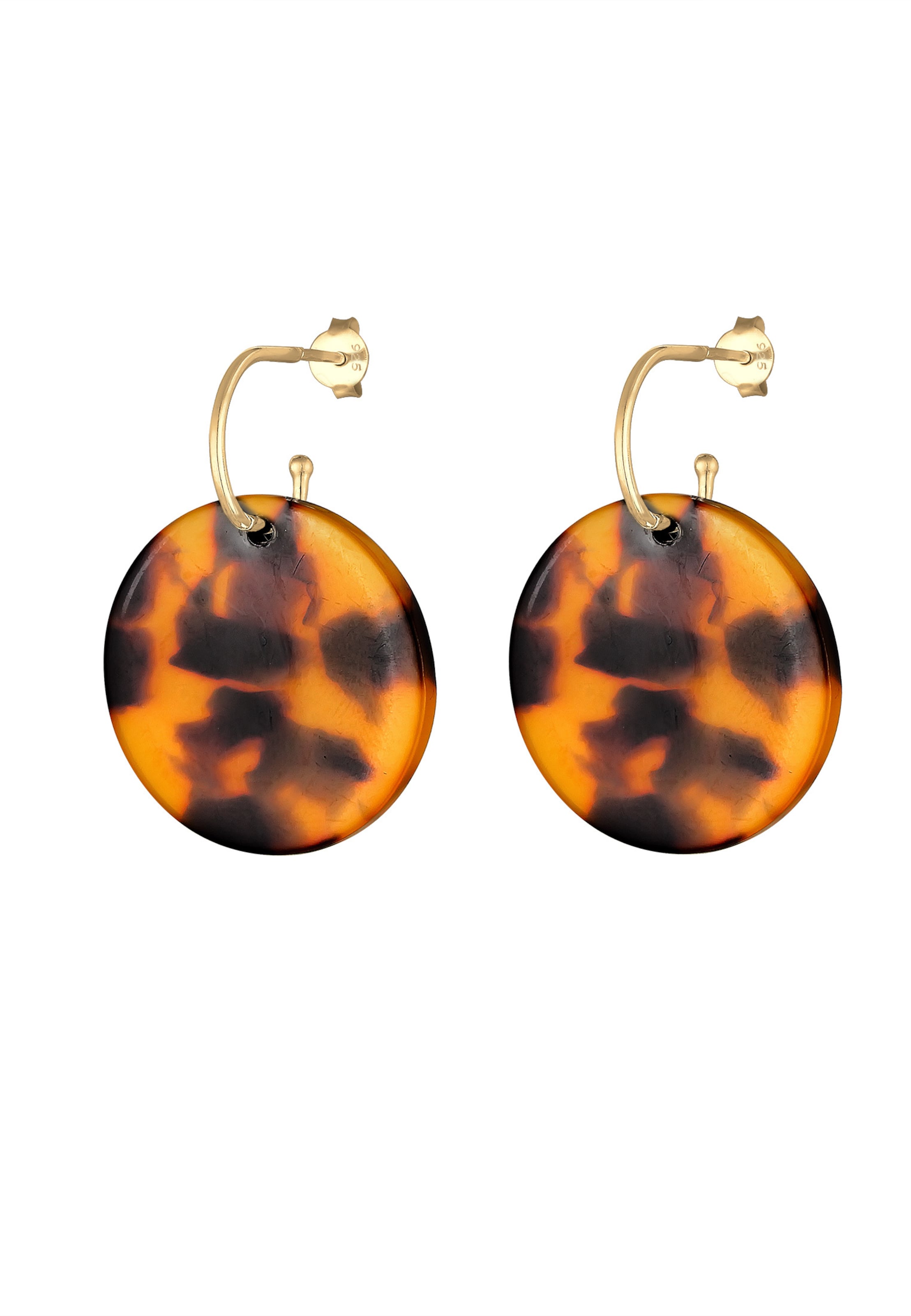 Boucles d'oreilles ELLI en or : devant