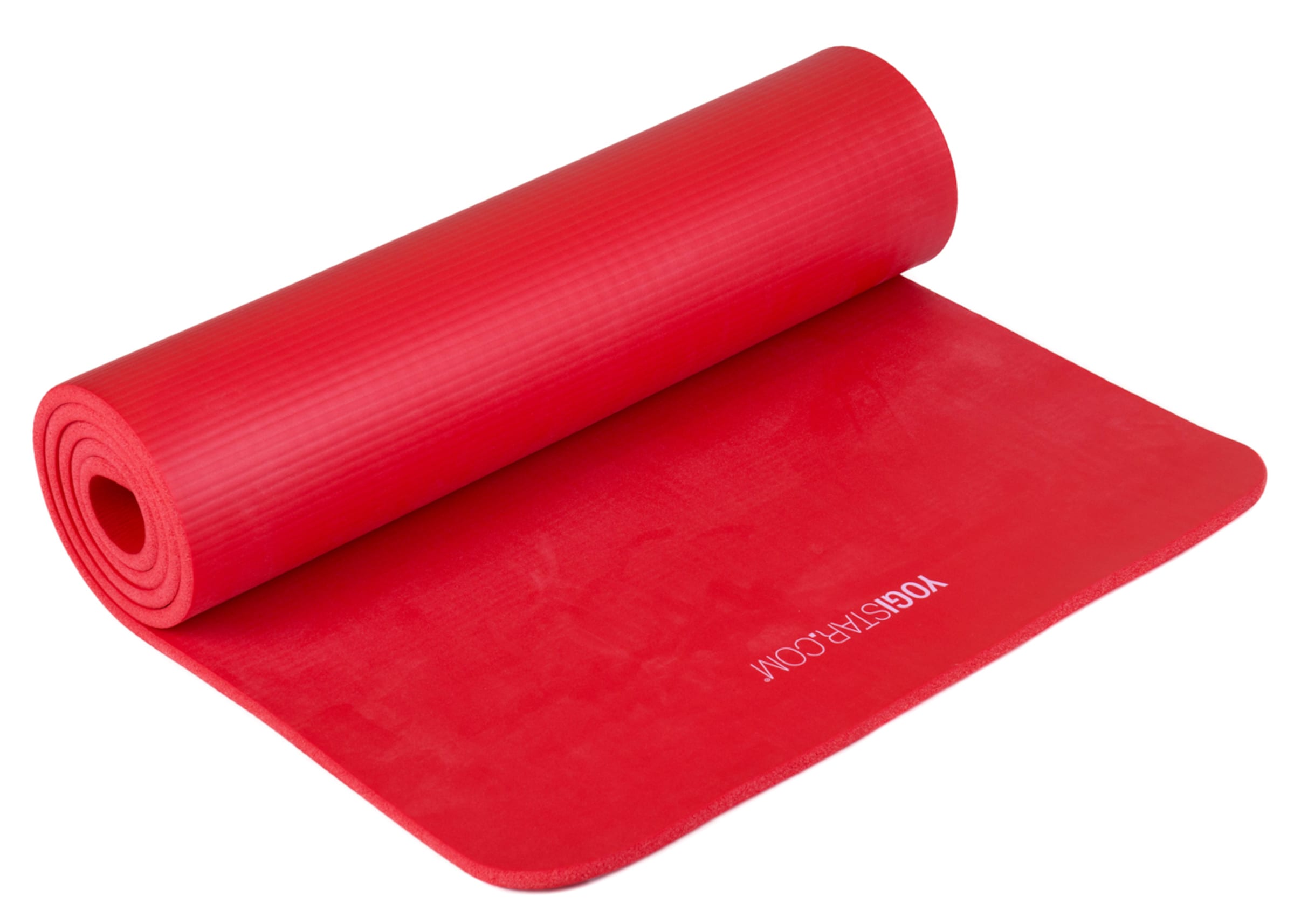 YOGISTAR.COM Mat 'Basic' in Red: front