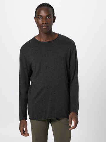 SELECTED HOMME Neulepaita 'SHDDOME CREW NECK NOOS' värissä harmaa: etupuoli