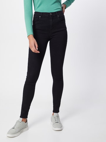 Skinny Jeans 'One F, MAR383880' de la Global Funk pe negru: față