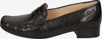 SIOUX Classic Flats in Black: front