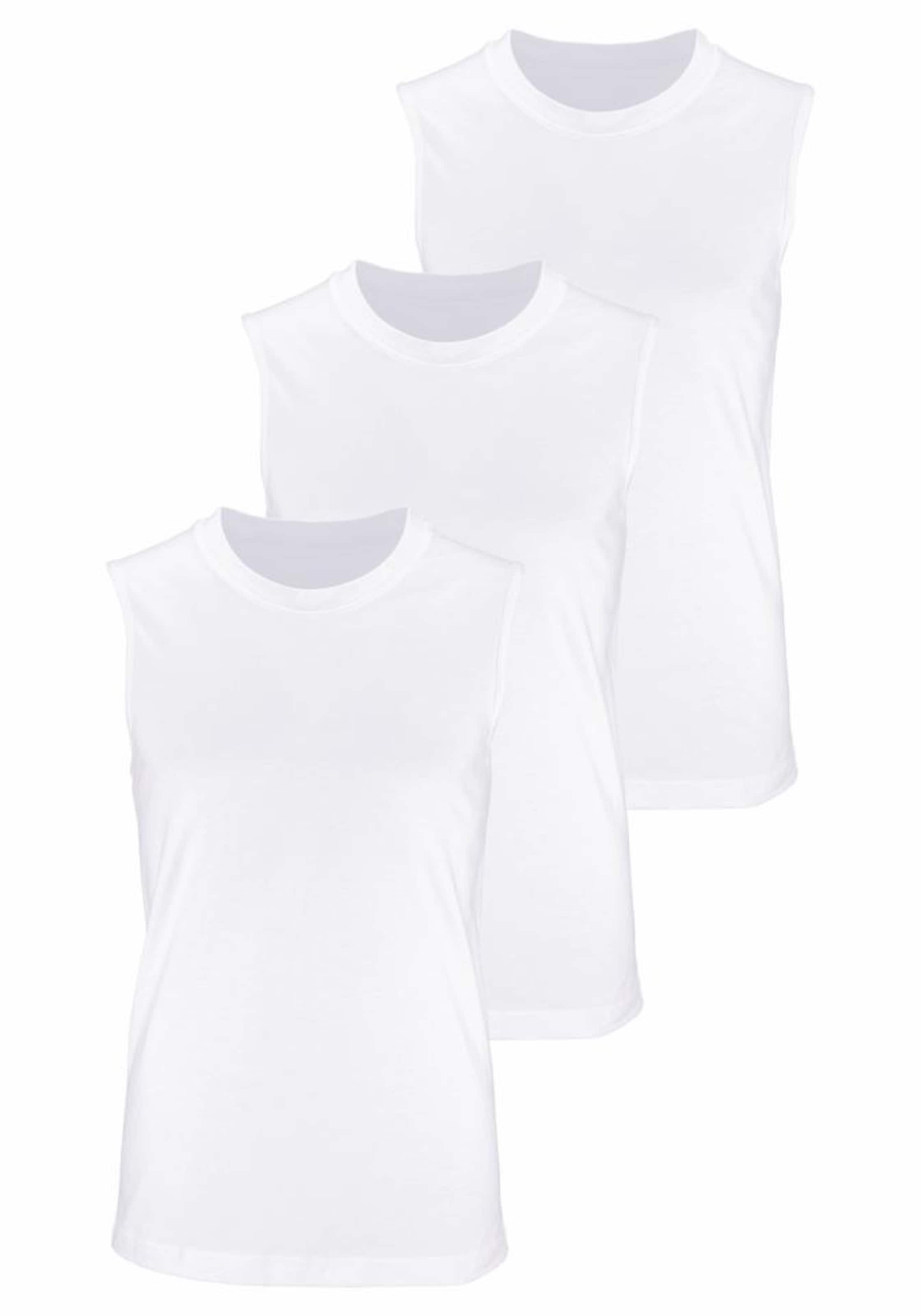 H.I.S EM Muscleshirts in Weiß: Vorderseite