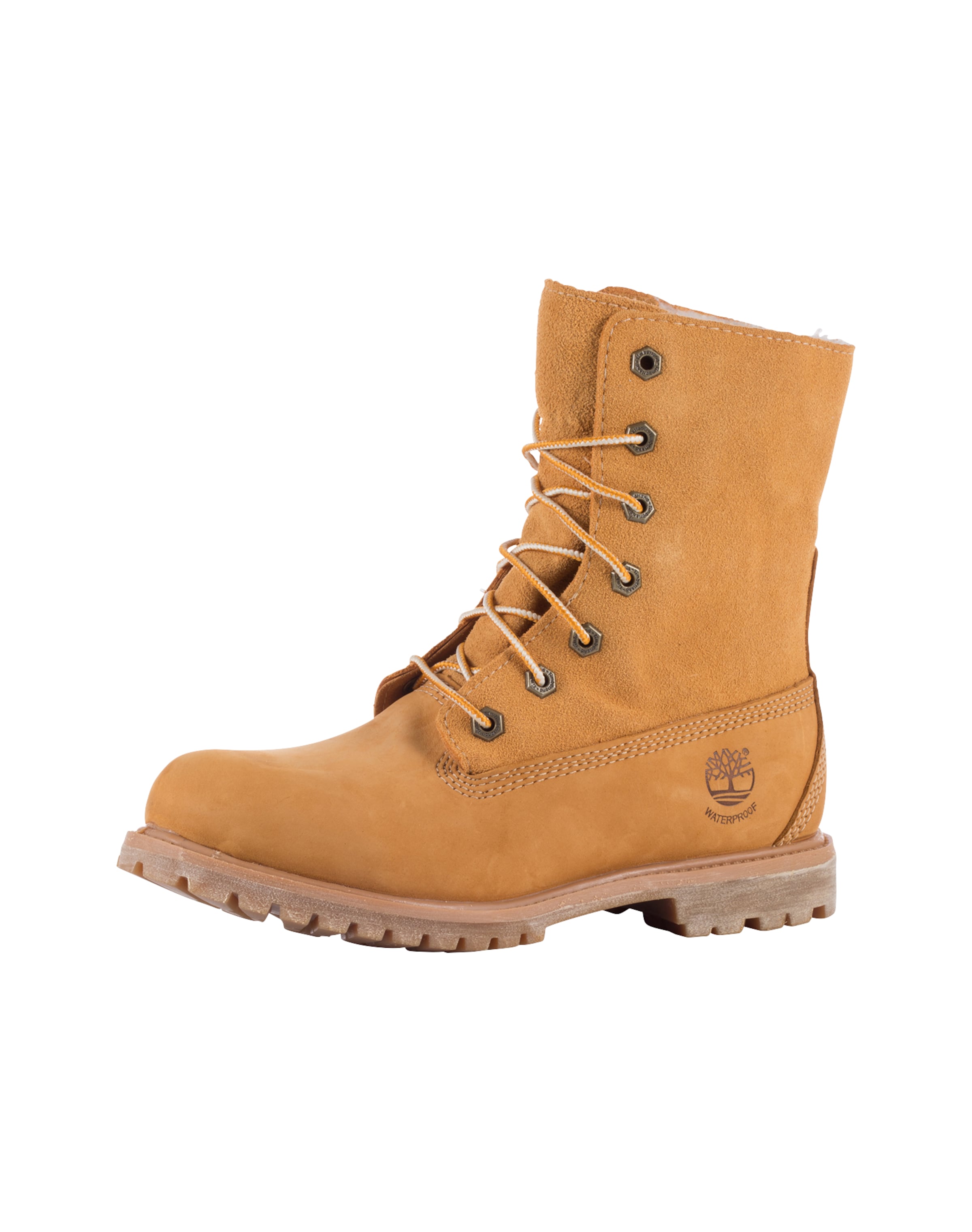 TIMBERLAND - Botim com fivela 'Authentics' em castanho: frente