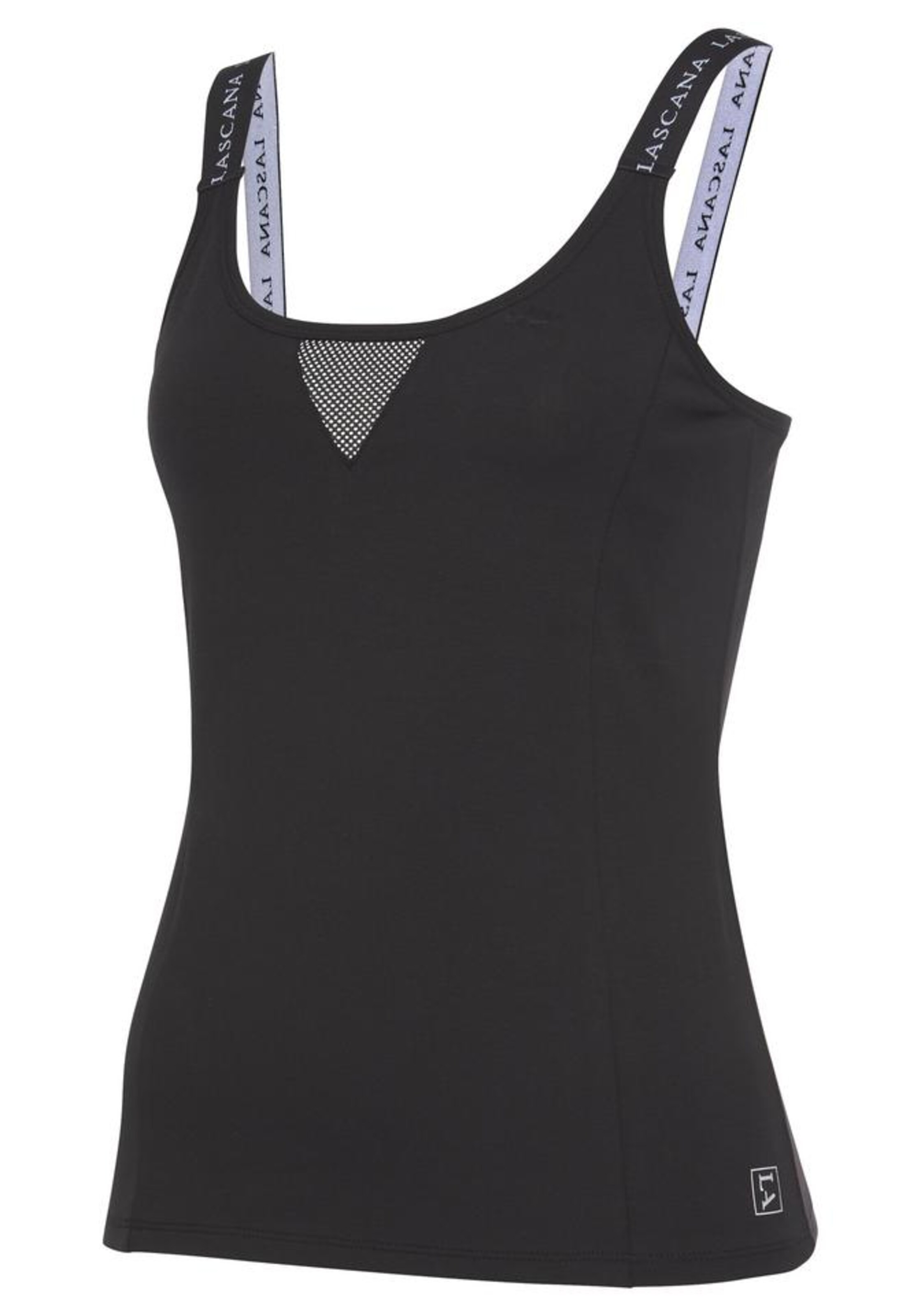 LASCANA ACTIVE Sports top in Black