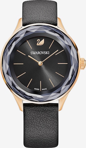 Swarovski Uhr in Schwarz: predná strana