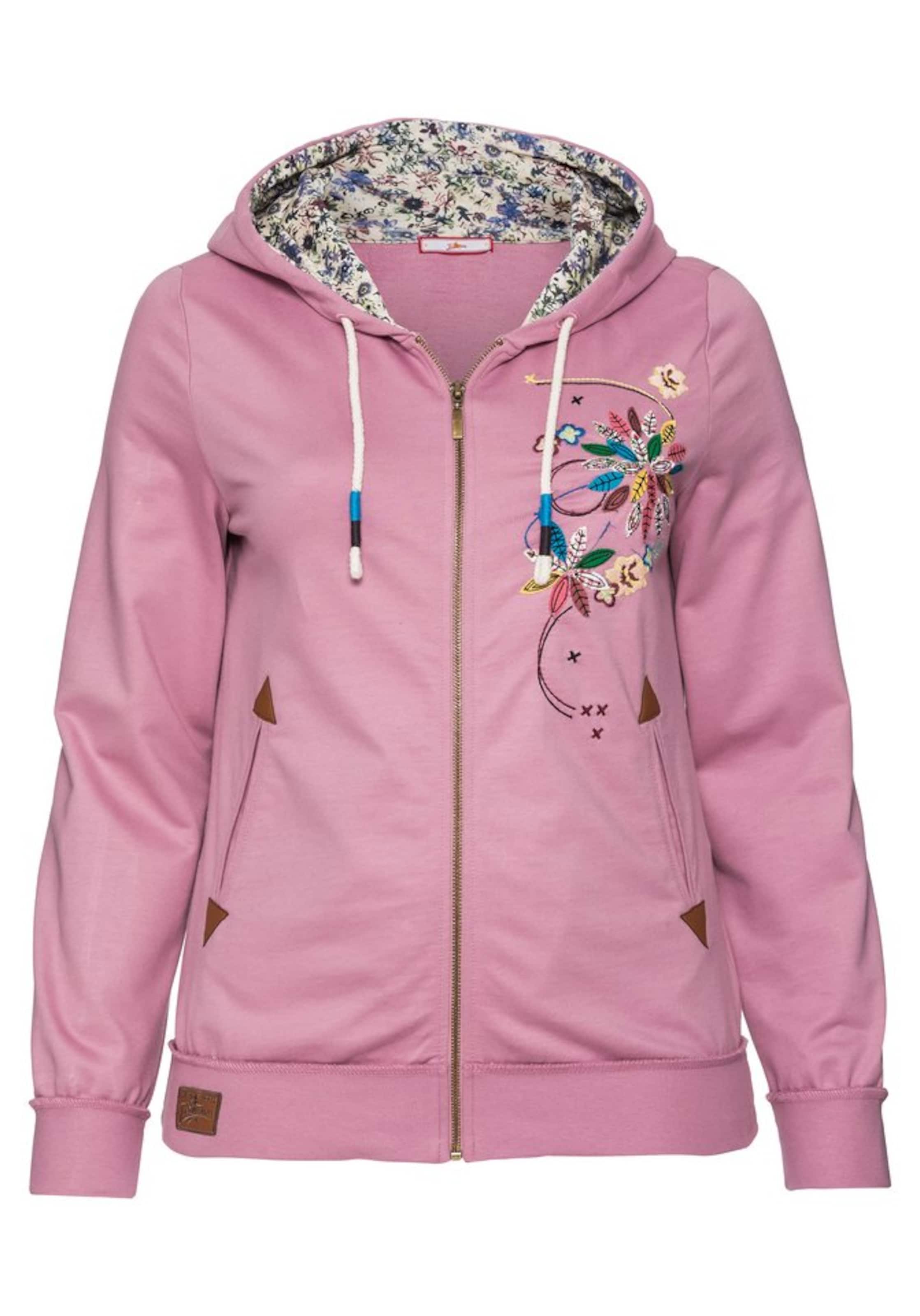 JOE BROWNS - Sweatjacke in mauve