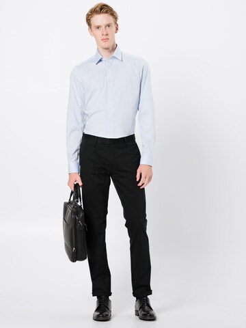 OLYMP Slim fit Business shirt 'Level 5' in Blue