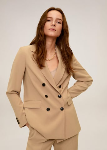 MANGO Blazers 'Melchor' in Beige: voorkant