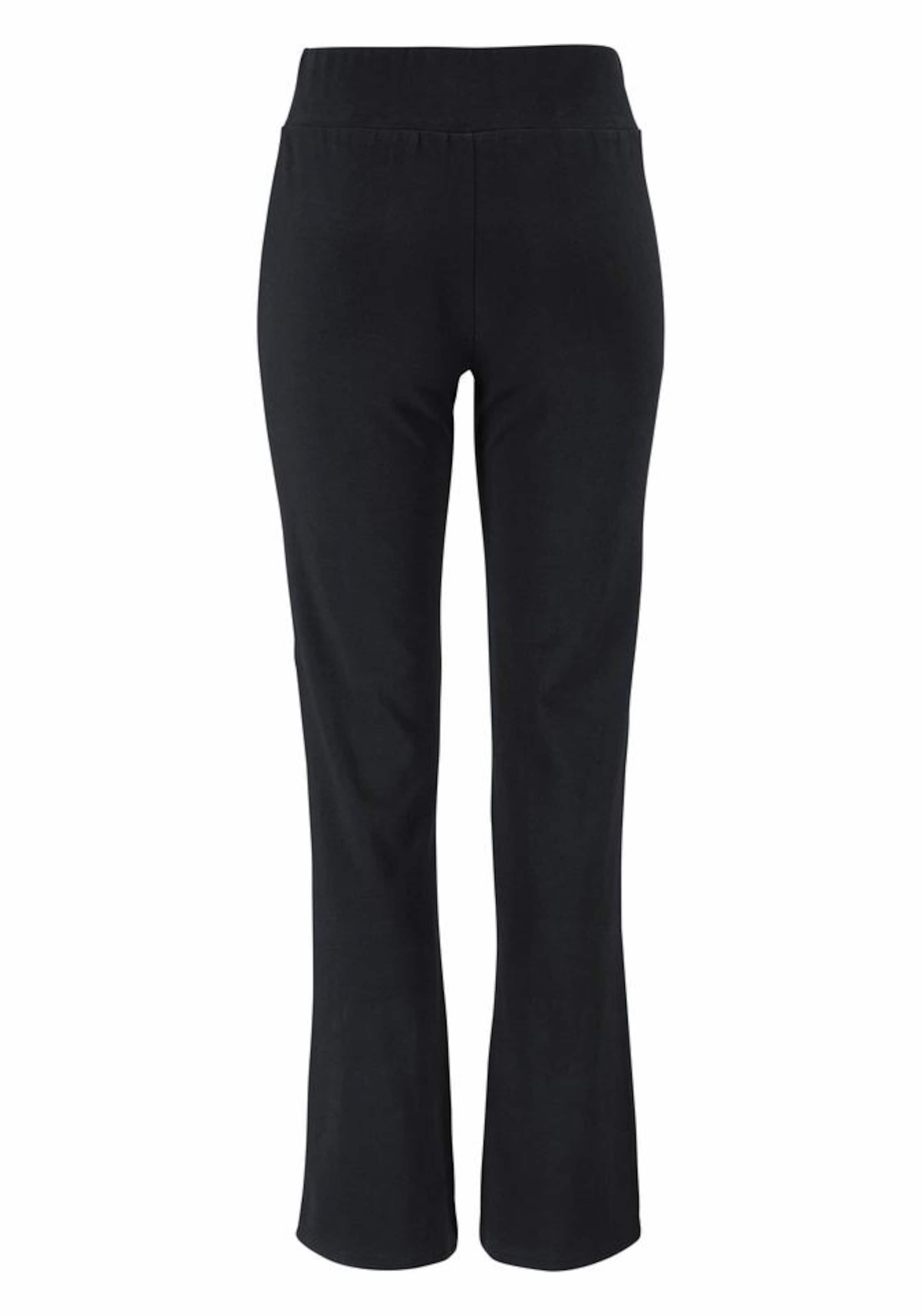 H.I.S Flared Pants in Black: front
