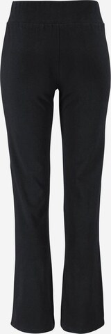 H.I.S Flared Pants in Black: front