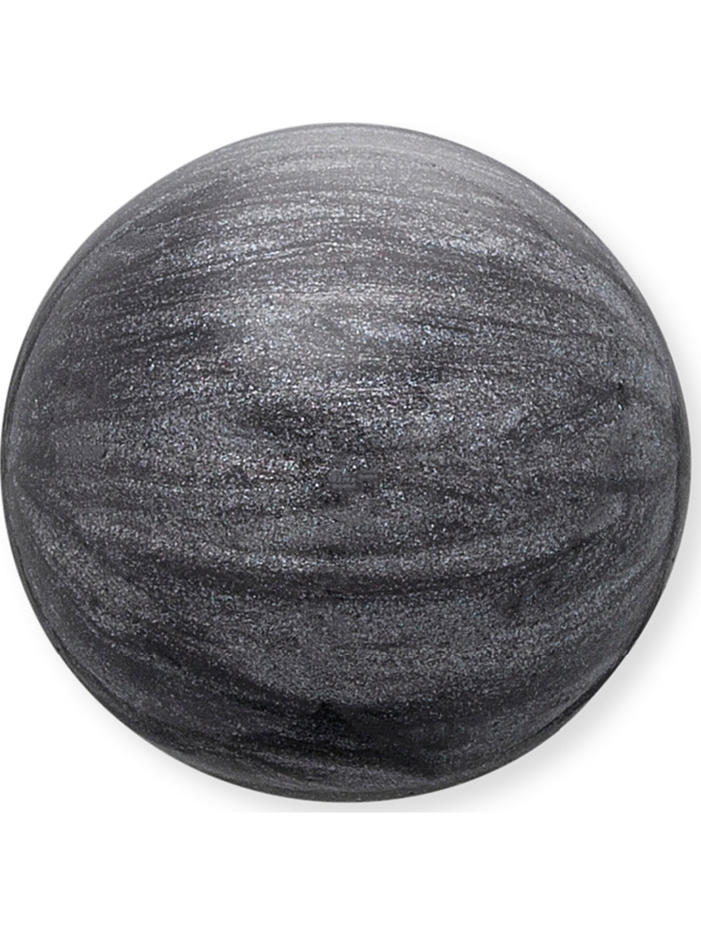 Engelsrufer Klangkugel 'Perlmutt' in Grau: Vorderseite