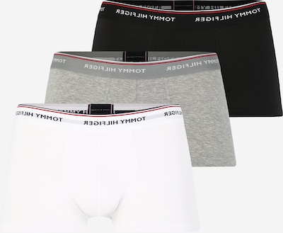 Tommy Hilfiger Underwear Боксерки в сив меланж / червено / черно / бяло, Преглед на продукта