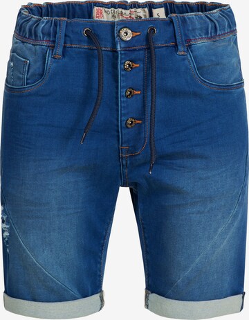 INDICODE JEANS Regular Shorts 'Piano' in Blau: predná strana