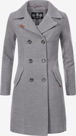 MARIKOO Between-Seasons Coat 'Nanakoo' in Grey: front