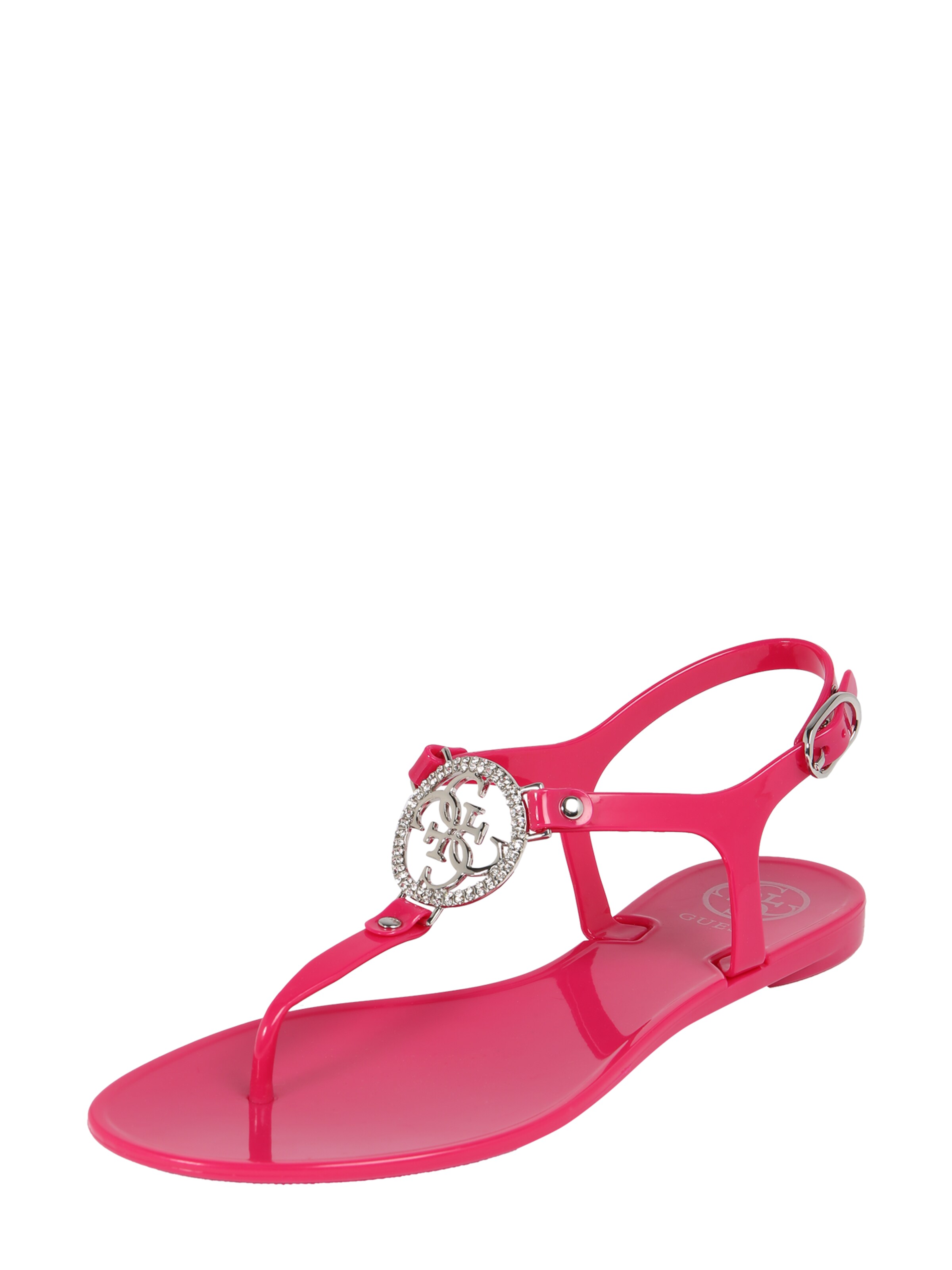 GUESS - Teenslipper 'JACODE' in de kleur Pink