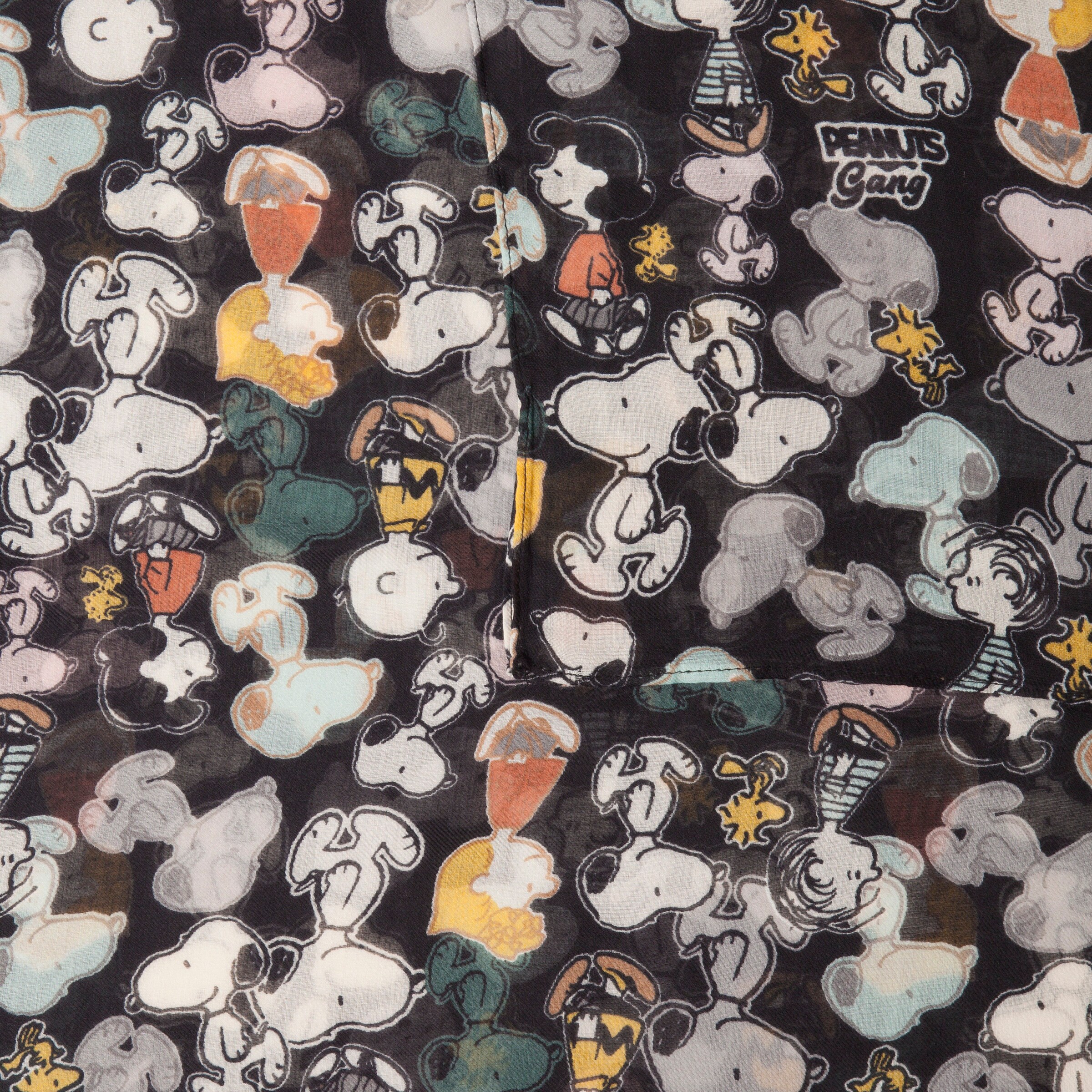 CODELLO Tuch 'Peanuts' in Schwarz