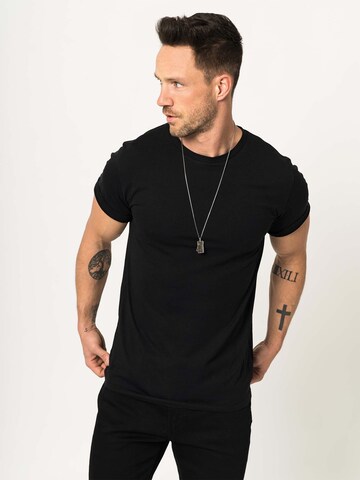 Coupe regular T-Shirt 'Piet' DAN FOX APPAREL en noir