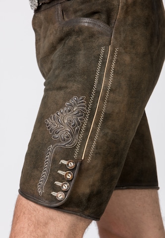 Regular Pantalon folklorique 'Corbi4' STOCKERPOINT en marron