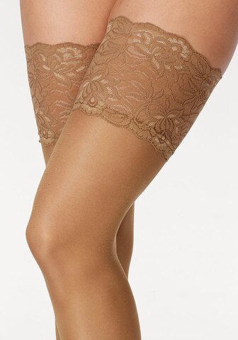 Chaussettes fines VIVANCE en beige
