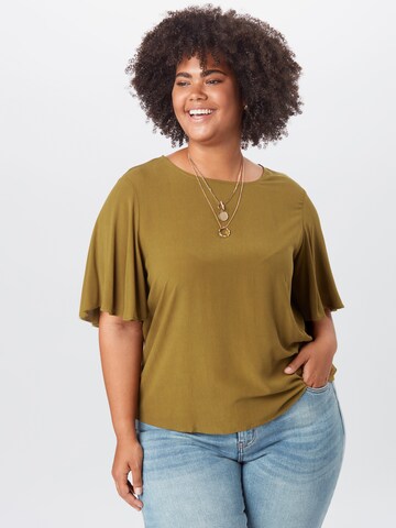T-shirt 'ESTHER' Vero Moda Curve en jaune : devant