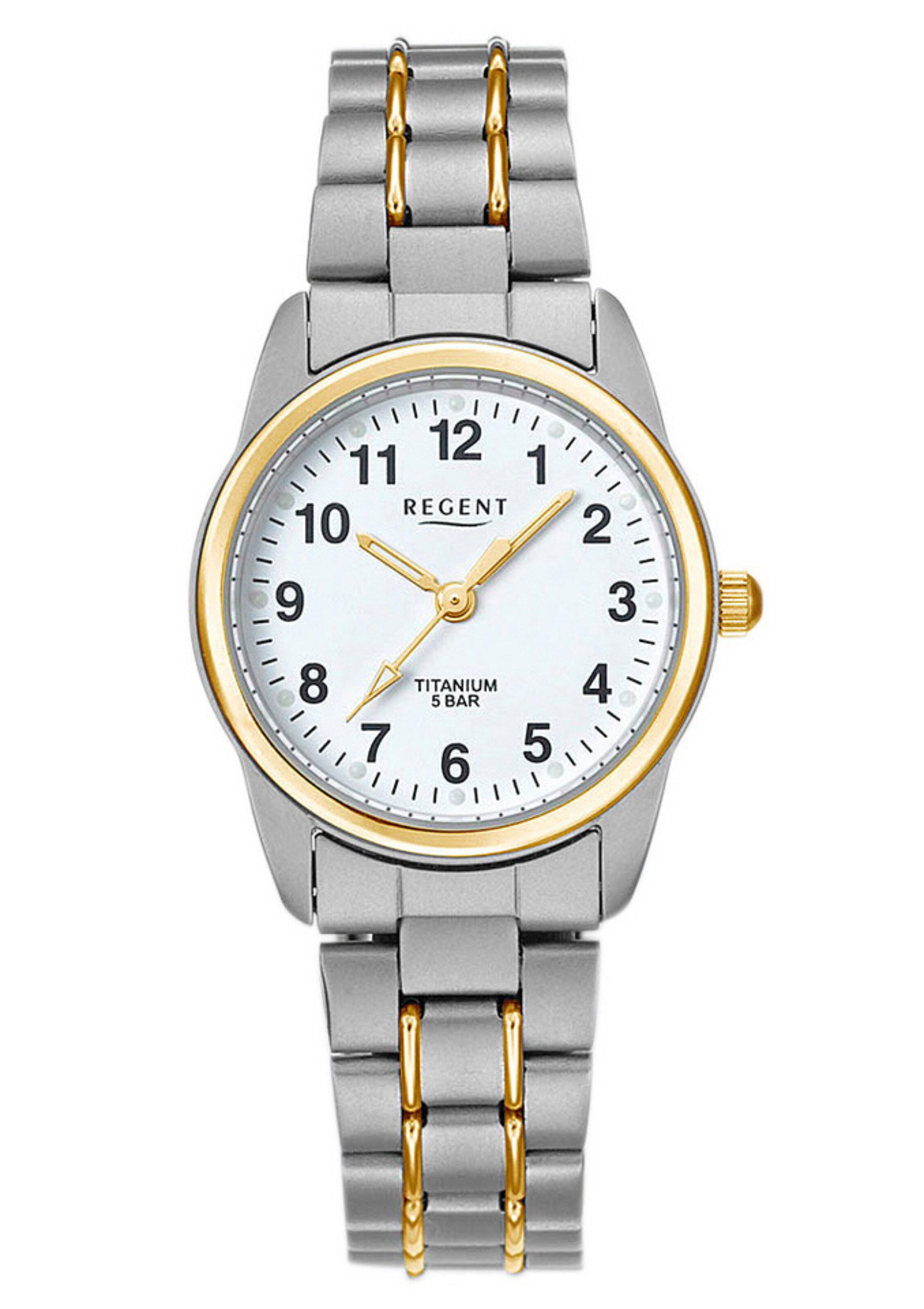 REGENT Uhr in Silber: Vorderseite