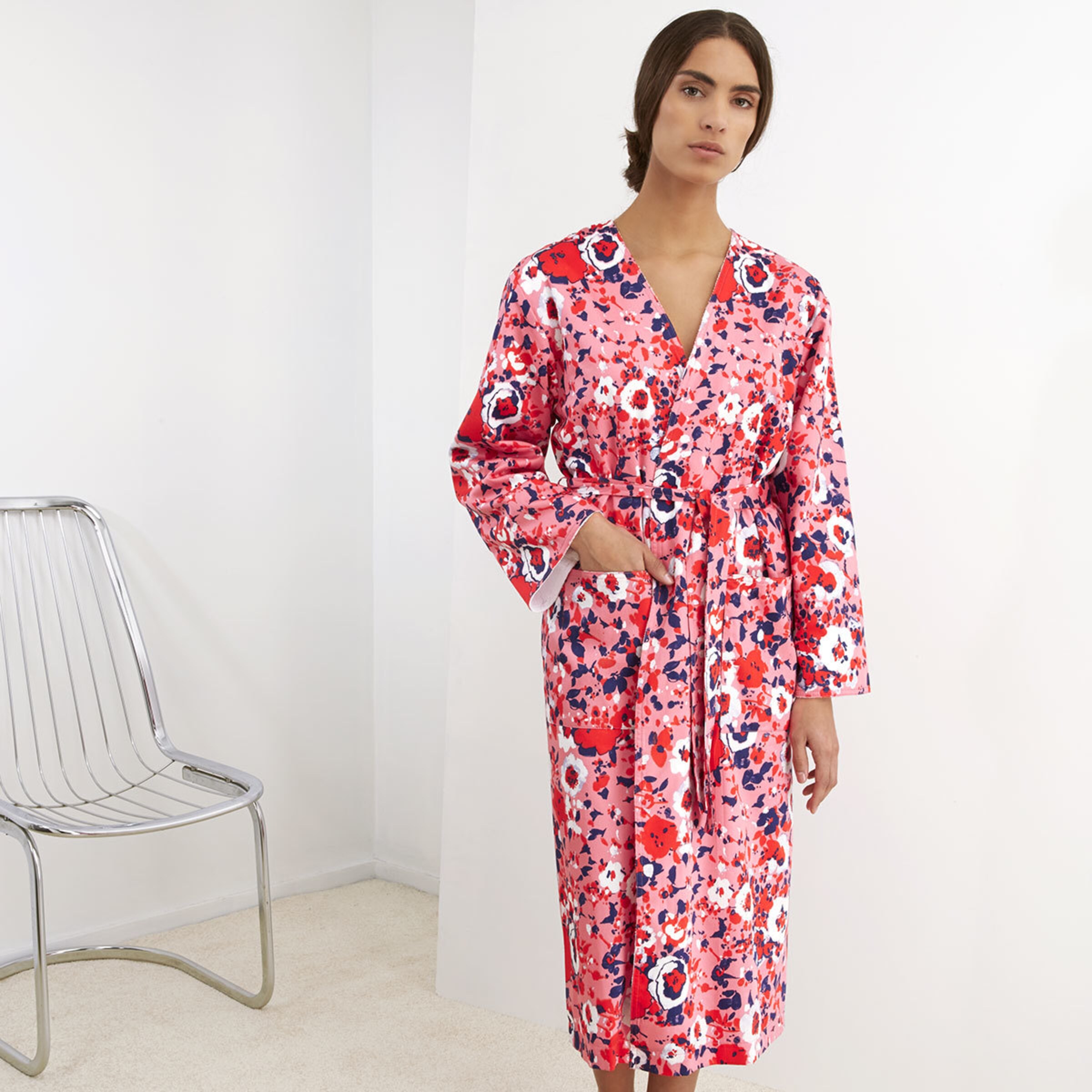 Kenzo Maison - Bademantel 'KBLOOM' in rot