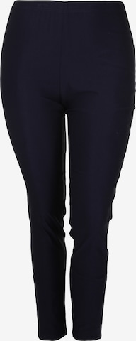 Doris Streich Skinny Leggings Slim Line in Blau: predná strana