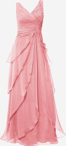 heine Aftonklänning i rosa: framsida