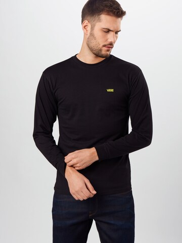 VANS - Camiseta 'LEFT CHEST HIT LS' en negro: frente