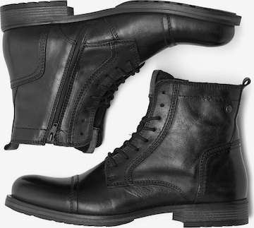 JACK & JONES - Botas con cordones 'JFWRUSSEL' en negro