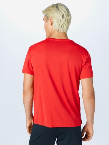 NIKE Klasický střih Funkční tričko 'Superset' – červená