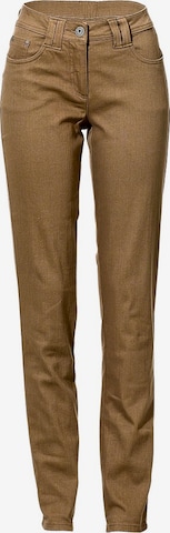 heine Regular Pants in Brown: front