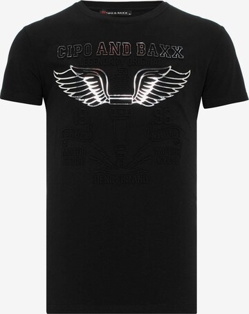 CIPO & BAXX Shirt in Schwarz: predná strana