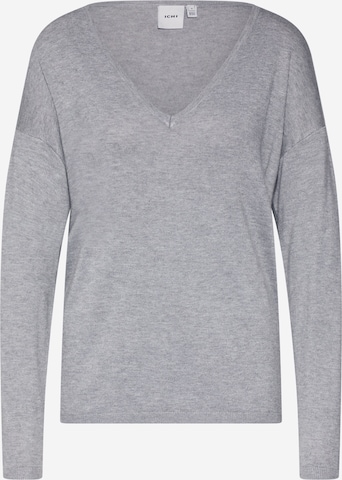 ICHI Sweater 'Mafa' in Grey: front