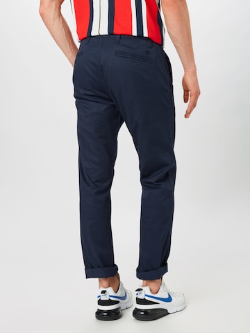 Dockers - Slimfit Calças chino 'Alpha Original' em azul