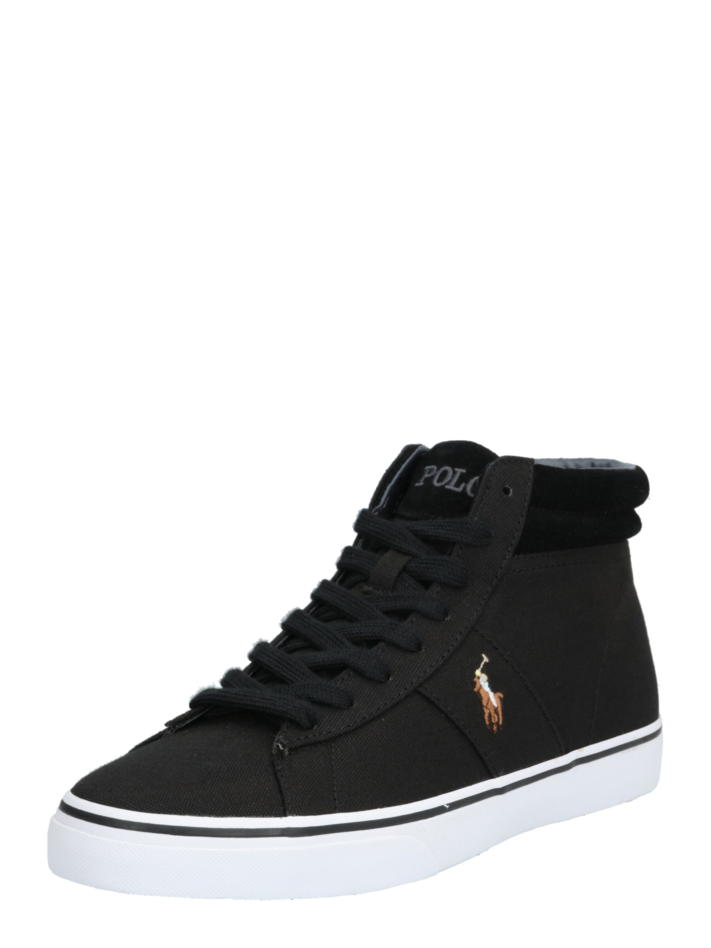 POLO RALPH LAUREN - Sneakers hoog 'Shaw Ne' in de kleur Zwart